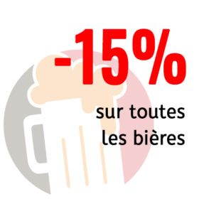 Les bières à -15%