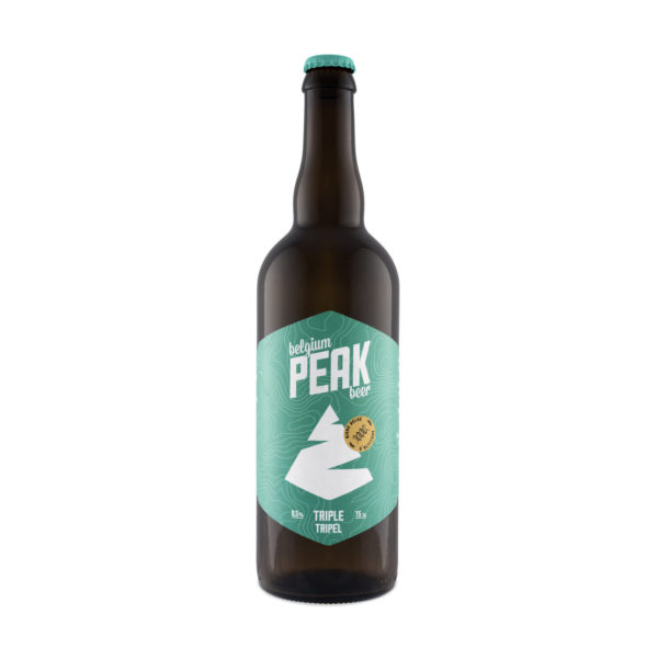 BELGIUM PEAK BEER TRIPLE BLONDE, 75 cl